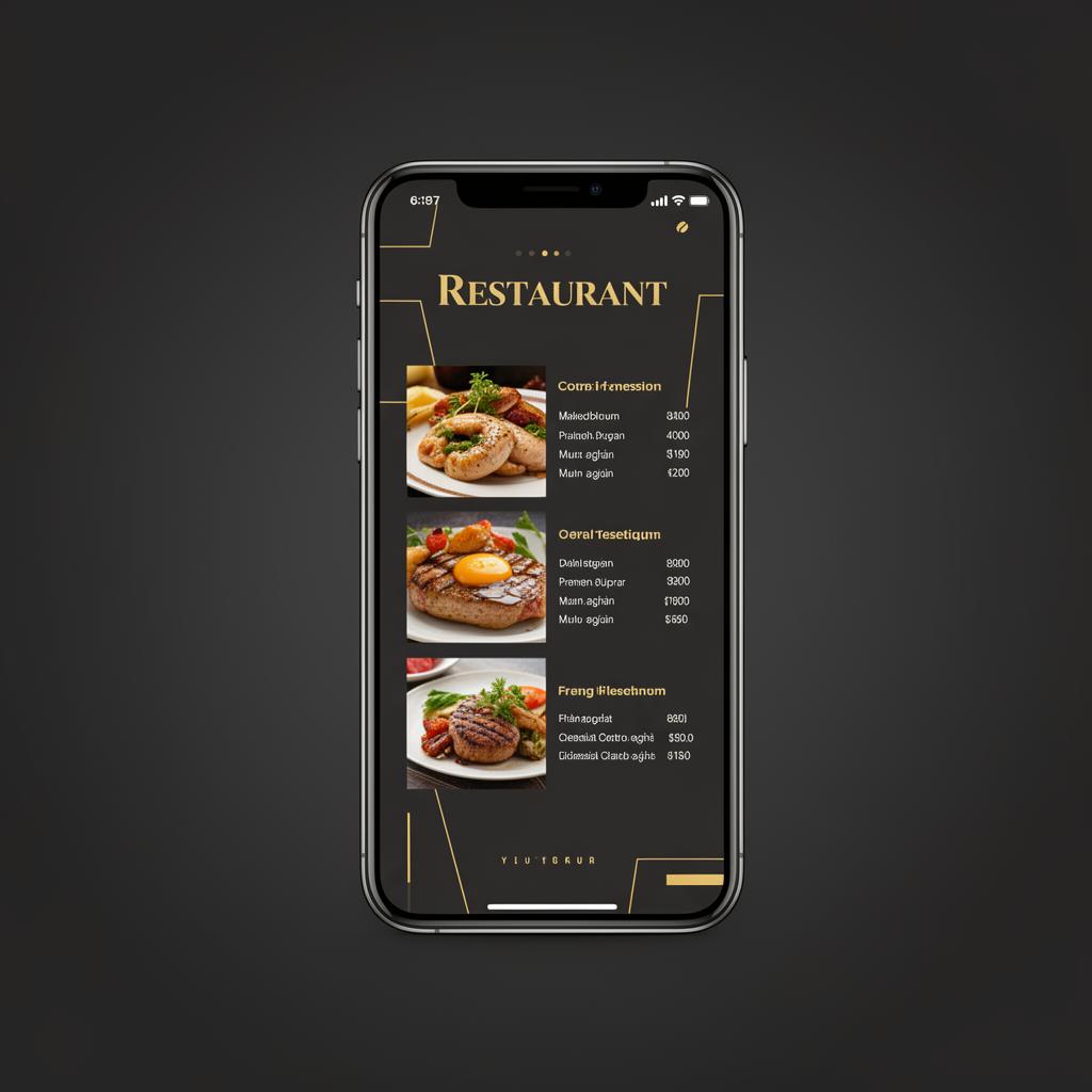Digital Menu